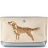  Clutch bag 25 cm Variant natural buff canvas alpine blue