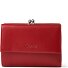  Silk Wallet RFID protection Leather 13 cm Variant rot