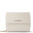  Bologna Leather Zip-Around Wallet, Leather, 12 cm Variant cream