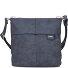 Mademoiselle.M Shoulder Bag 25 cm Variant nubuk blue