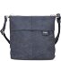  Mademoiselle.M Shoulder Bag 25 cm Variant nubuk blue