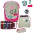  Sunny II school bag set 4pcs. Variant pink cherry