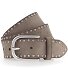 Studded belt leather Variant taupe | 105 cm Studded belt leather Variant taupe | 105 cm