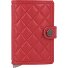  Miniwallet Credit card case RFID protection Leather 6.5 cm Variant red