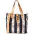 Genziana Shopper Bag 22 cm Variant righe blu-moro