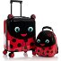  Kids 4-Rollen Kofferset 2tlg. Variant lady bug