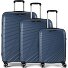  5808 4 wheels Suitcase set 3-piece with expansion pleat Variant blau