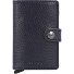 Miniwallet Vegetable credit card case RFID leather 6.5 cm Variant navy-silver Miniwallet Vegetable credit card case RFID leather 6.5 cm Variant navy-silver