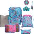  ErgoFlex School bag set 5-piece Variant Happy Pixel