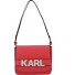 Letters Shoulder bag Leather 24 cm Variant haute red Letters Shoulder bag Leather 24 cm Variant haute red