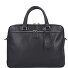  Authentic briefcase leather 38 cm laptop compartment Variant schwarz
