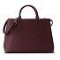  Hanna Handbag Leather 40 cm Variant dark garnet