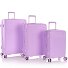 Pastel 4 wheels Suitcase set 3-piece with expansion pleat Variant lavender Pastel 4 wheels Suitcase set 3-piece with expansion pleat Variant lavender