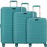  Travel Line 4500 4 wheels Suitcase set 3-piece with expansion pleat Variant petrol