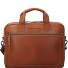  Wax Pull Up Briefcase Leather 40 cm Laptop compartment Variant cognac