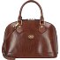  Story Donna handle bag leather 31 cm Variant marrone