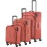  Croatia 4 wheels Suitcase set 3-piece with expansion pleat Variant koralle