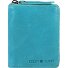  Vintage Washed wallet leather 10 cm Variant turquise