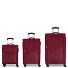  Juego 3 4 roll suitcase set 3pcs. Variant burdeos