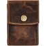  Vintage Credit card case RFID protection Leather 7 cm Variant braun