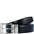  Reversible belt leather Variant schwa cafe | individuell kürzbar
