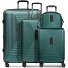  Essentials 14 4-wheel suitcase set + beauty case 4 pcs. with stretch fold Variant pearl-green metallic