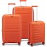  B-Flying Move 4 wheels Suitcase set 3-piece with expansion pleat Variant orange