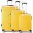  5583 4 wheels Suitcase set 3-piece Variant gelb