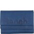  Wallet leather 9.5 cm Variant mittelblau