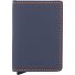 Slimwallet Matte credit card case wallet RFID leather 6.5 cm Variant nightblue orange Slimwallet Matte credit card case wallet RFID leather 6.5 cm Variant nightblue orange