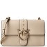  Love One Shoulder bag Genuine Leather 27 cm Variant beige-grigio fumo