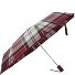  Alu Drop S pocket umbrella 98 cm Variant garnet red check