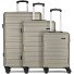  New York 2.0 4 wheels Suitcase set 3-piece Variant champagner-metallic