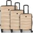  Edition 03 4 wheels Suitcase set 3-piece Variant warm-beige