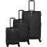  Umbria 4 wheels Suitcase set 3-piece with expansion pleat Variant black