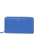  Spongy wallet leather 19 cm Variant ink blue
