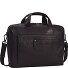  Hague briefcase leather 40 cm laptop compartment Variant schwarz