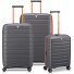 B-Flying Move 4 wheels Suitcase set 3-piece with expansion pleat Variant graphite  B-Flying Move 4 wheels Suitcase set 3-piece with expansion pleat Variant graphite