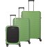  Mooby 4 wheels Suitcase set 3-piece with expansion pleat Variant grün