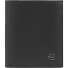  Black Square Wallet RFID protection Leather 8.5 cm Variant black