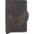  Twinwallet Vintage credit card holder RFID leather 6.5 cm Variant chocolate