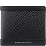  Carbon wallet RFID leather 11 cm Variant black