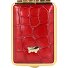  Verona pillbox leather 6 cm Variant rot
