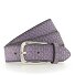  Belt Leather Variant lilac-silver | 105 cm