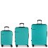  Juego 3 4 roll suitcase set 3pcs. Variant turquesa