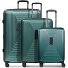  Essentials 14 4 wheels Suitcase set 3-piece with expansion pleat Variant pearl-green metallic