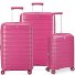  B-Flying Move 4 wheels Suitcase set 3-piece with expansion pleat Variant magenta