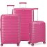 B-Flying Move 4 wheels Suitcase set 3-piece with expansion pleat Variant magenta  B-Flying Move 4 wheels Suitcase set 3-piece with expansion pleat Variant magenta