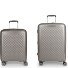  Queens 4 wheels Suitcase set 2-piece with expansion pleat Variant champagne