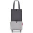 Foldable shopping trolley 66 cm Variant herringbone grey Foldable shopping trolley 66 cm Variant herringbone grey